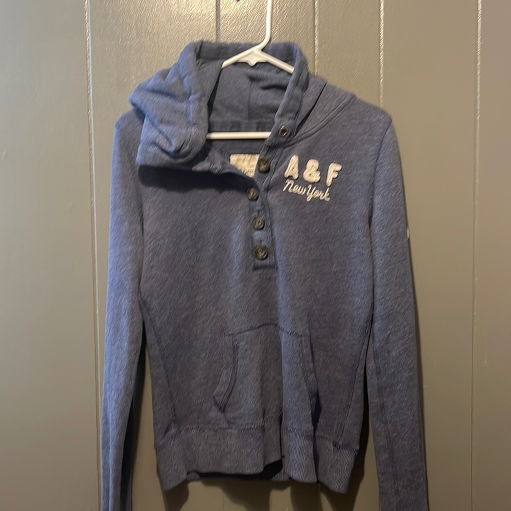 Abercrombie hoodie, navy blue